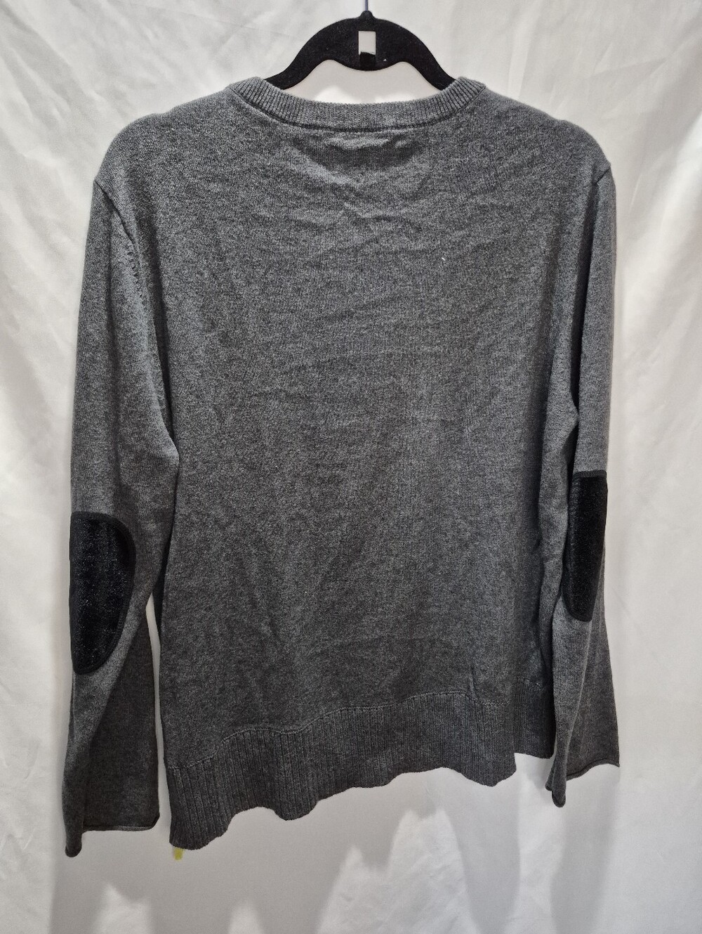 Lisa Todd XL Cashmere Blend All You Need Is Love Graphic Sweater Gray - Picture 4 of 8